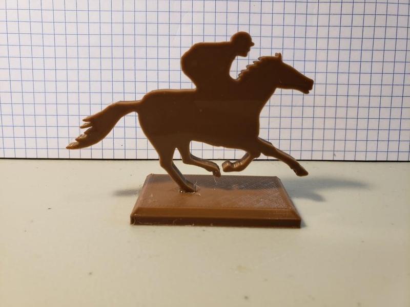 Racing Horse and Jockey