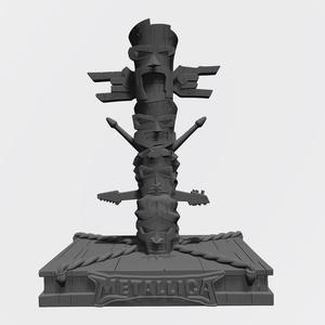 Metallica tiki totem
