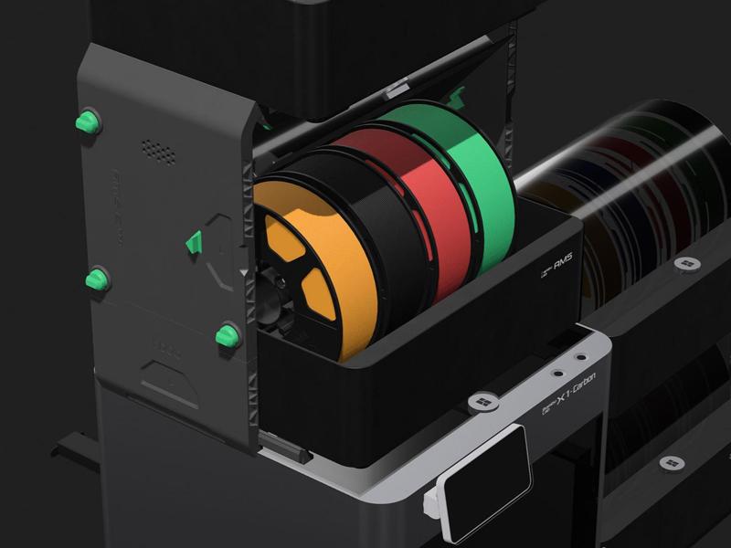 Bambu X1C P1SC AMS 1 And 2 PRO Double-decker Stand