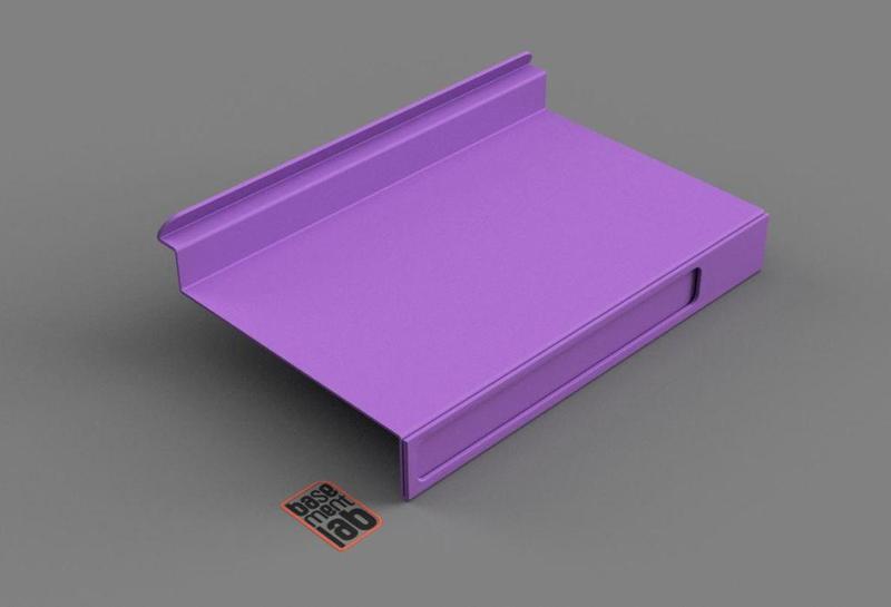 StatWall Shelf with Price Ticket Holder - Piano per parete attrezzata con slot porta comunicazione 