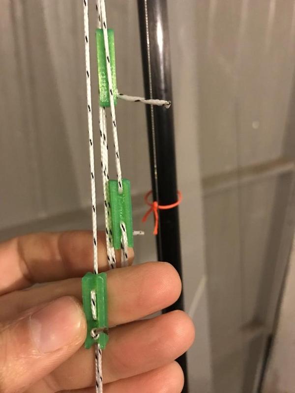 Traveler-tackle for RC sailboat