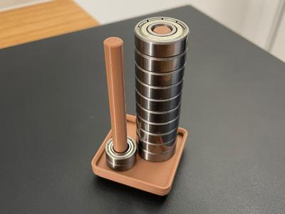 Gridfinity Bearing Storage Tower