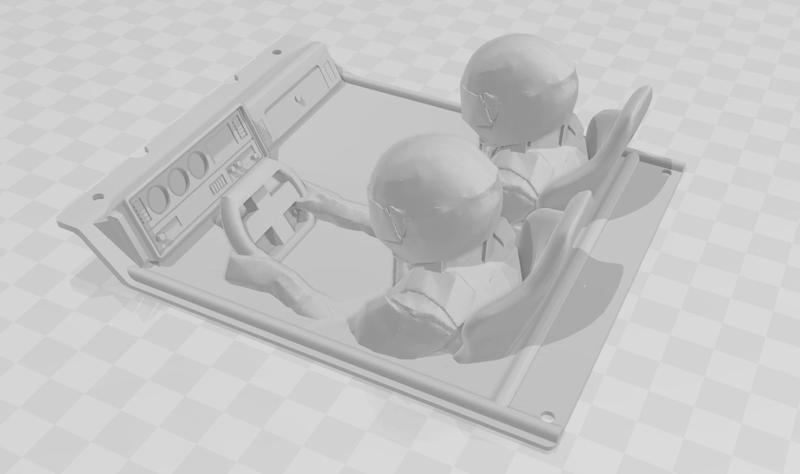 AXIAL CAPRA - FULLY DETAILED FLAT INTERIOR