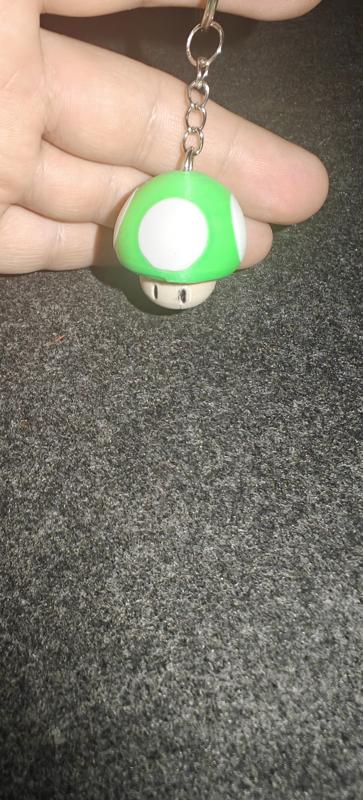 Mario Bros mushroom key chain