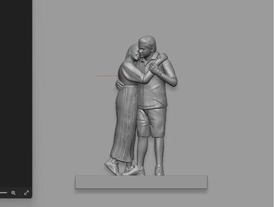 romantic couple pose