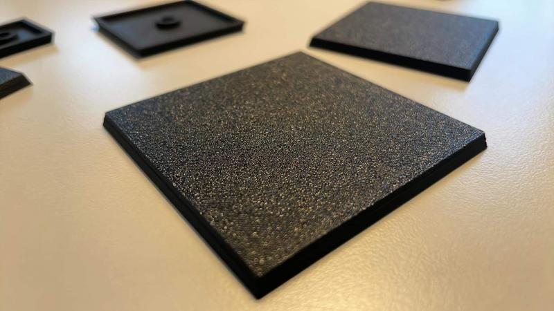 Square miniature bases compatible with Old World and Age of Fantasy Regiments