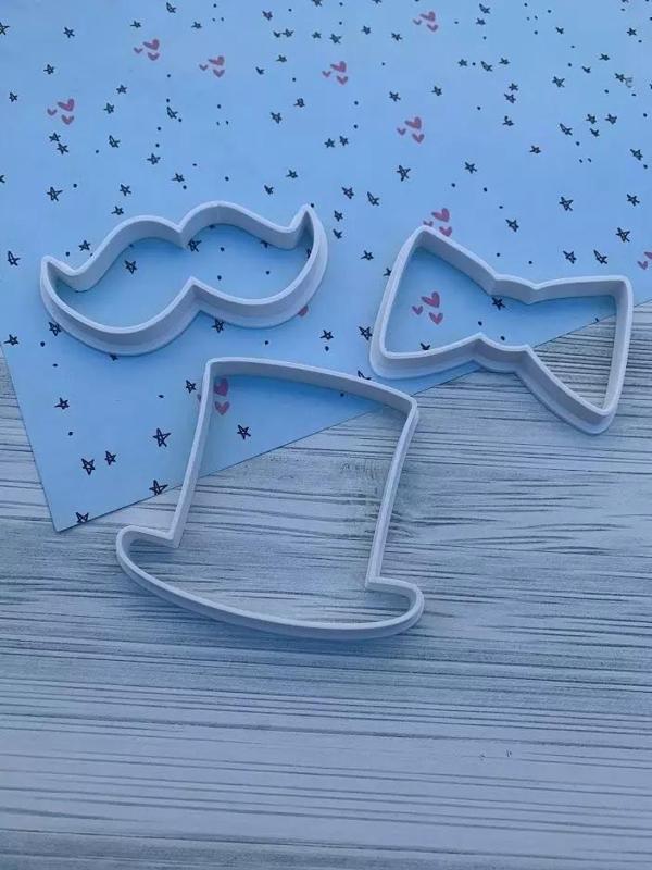 SET X 3 CORTANTES  BIGOTE GALERA PADRE DIA DEL PAPA