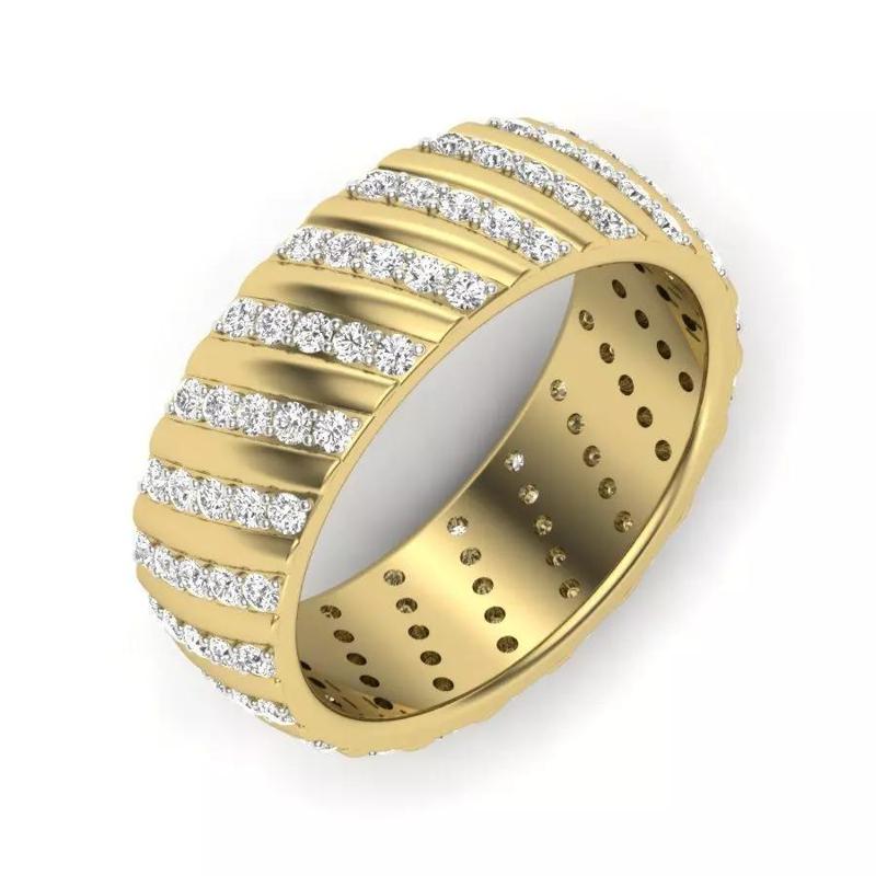 heavy weight jewelry ring  3dm render detail