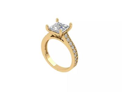 Princess Art Deco Ring