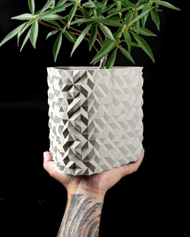 Cobble Planter Pot 02 by MODERN MACHINE