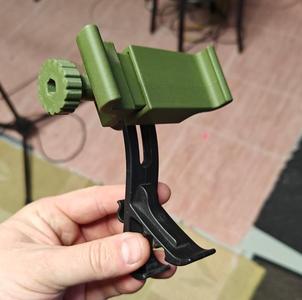 Phone clamp for microphone stands (UNC3/8-16)