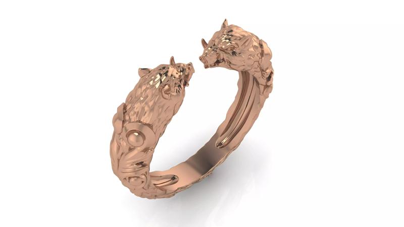 Wild Pig Ring