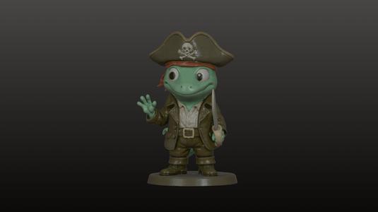 Pirate Lizard