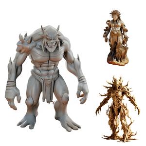 Fantasy Realm Collection: Demon Lord, Nature Goddess, and Ancient Treant