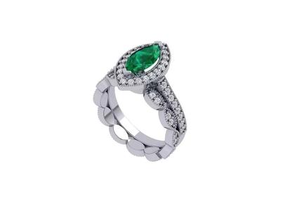 Marquise Engagement Ring