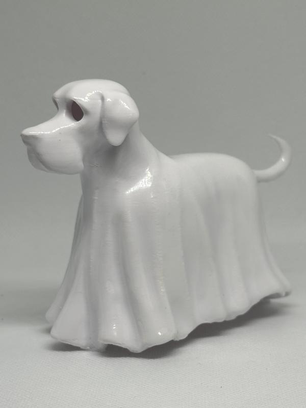 Great Dane-o-lantern : Dog Ghost Lamp (3D Print STL File)