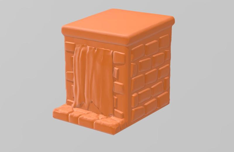 old outhouse / store building