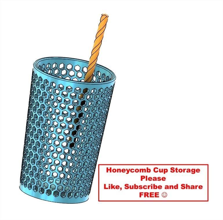 Honeycomb Cup Storage