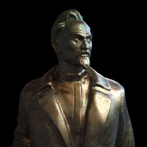 Felix Dzerzhinsky Statuette with Pedestals 3D print STL model