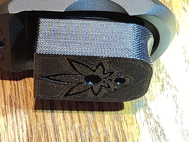 Airsoft EMG Hi-capa Magazine base plate Pot Leaf