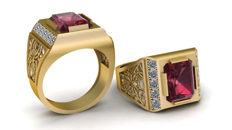 King's Legacy Signet Ring 3D Printable Model