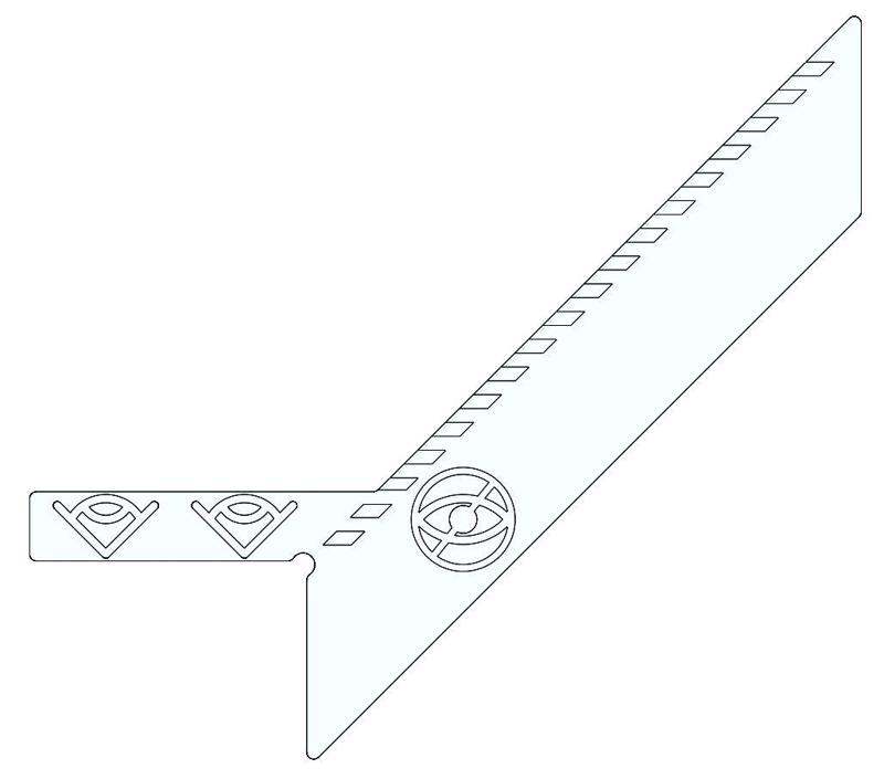 90° field of view strip