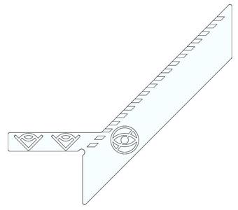 90° field of view strip