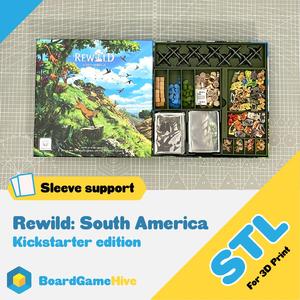 Rewild: South America - KS edition Insert STL Organizer (Digital File)