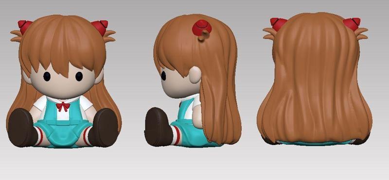 Evangelion Chibi Fumo Petadoll Pack / Packet