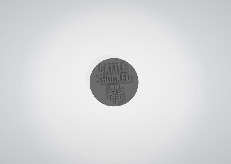 2 Space Dwarf style Battle Shock Tokens