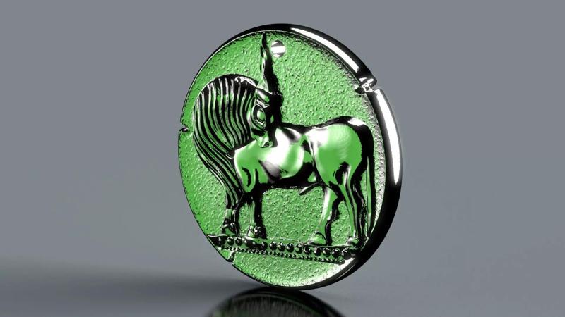 Zodiaque medal Taurus