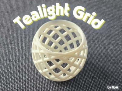 Tealight holder "Grid"