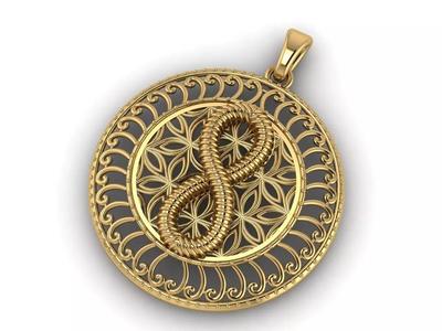 Women Pendant Ready STL 3DM Models Womens Necklace Lightweight