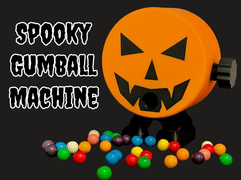 Spooky Gumball Machine