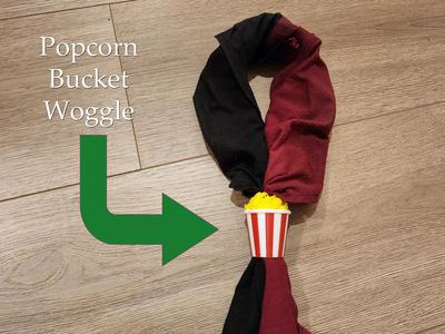 Popcorn Bucket Scout Woggle (No AMS)
