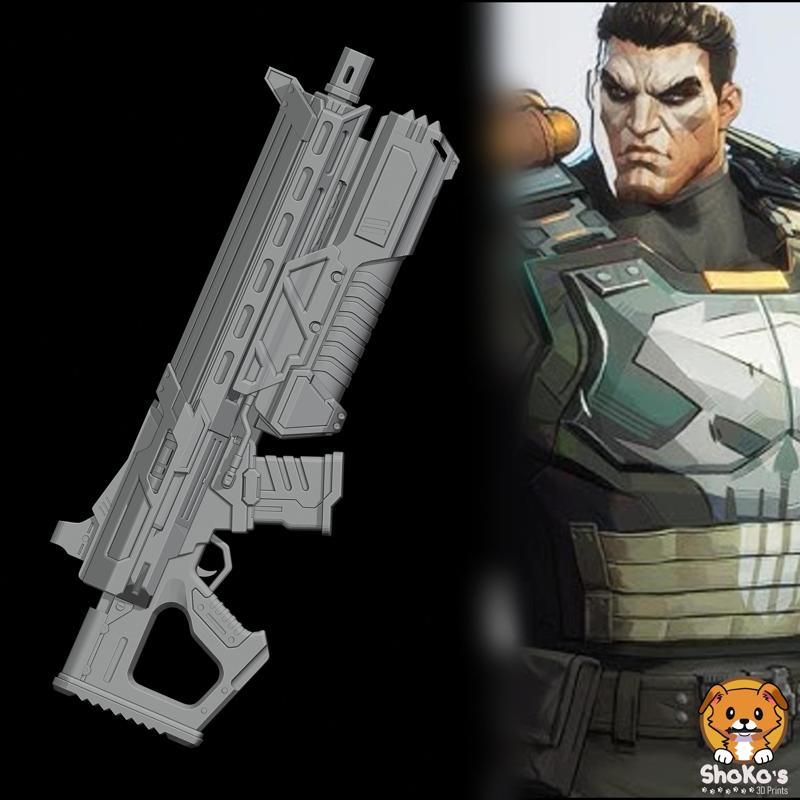Punisher - Electron Gun - Marvel Rivals Cosplay Props