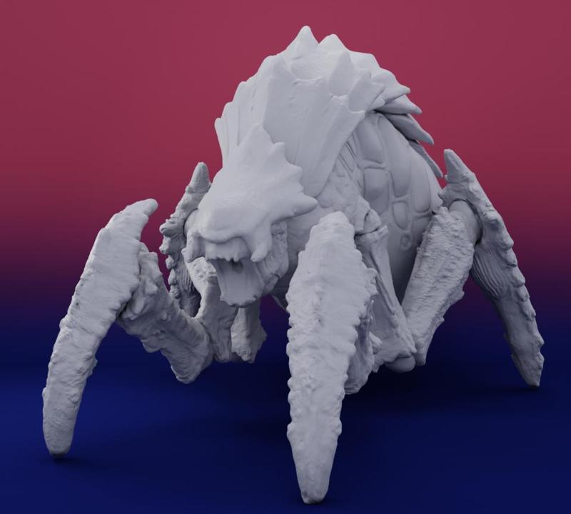 BILE SPEWER | HELLDIVERS 2 | 3D PRINTABLE FIGURINE