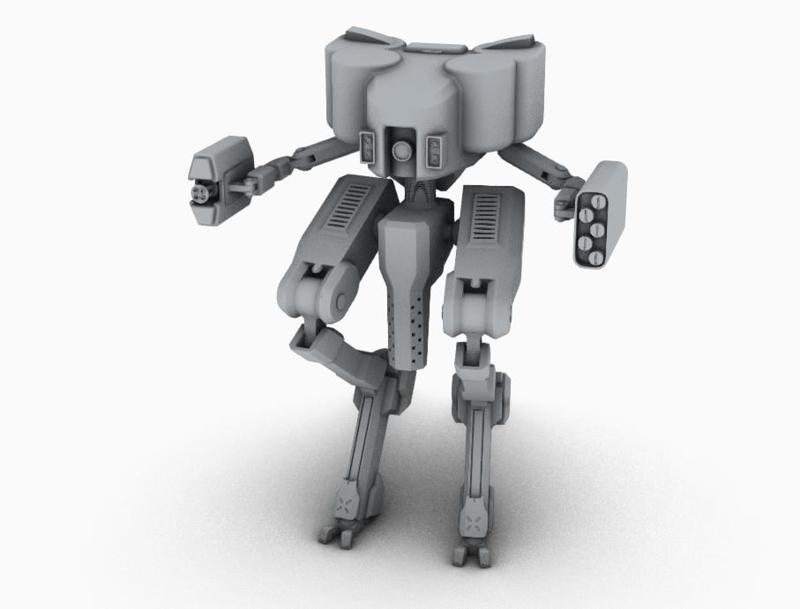 Halo 4  "Mantis" exoskeleton 3d model