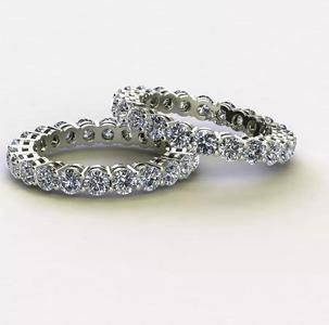 KADIN YUZUK 12 SIZE PIRLANTALI 3DM STL OBJ FBX 3D BASKI MODELI