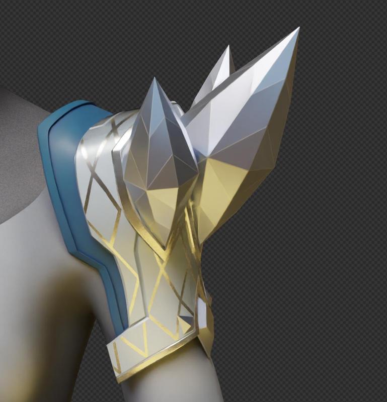 Emma Frost marvel rivals cosplay Shoulder