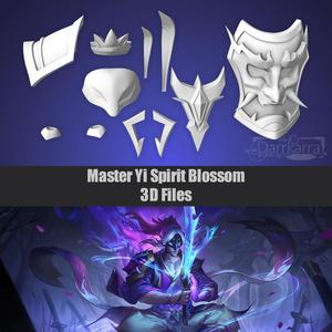 Accessories Spirit Blossom Master Yi League of Legends STL files