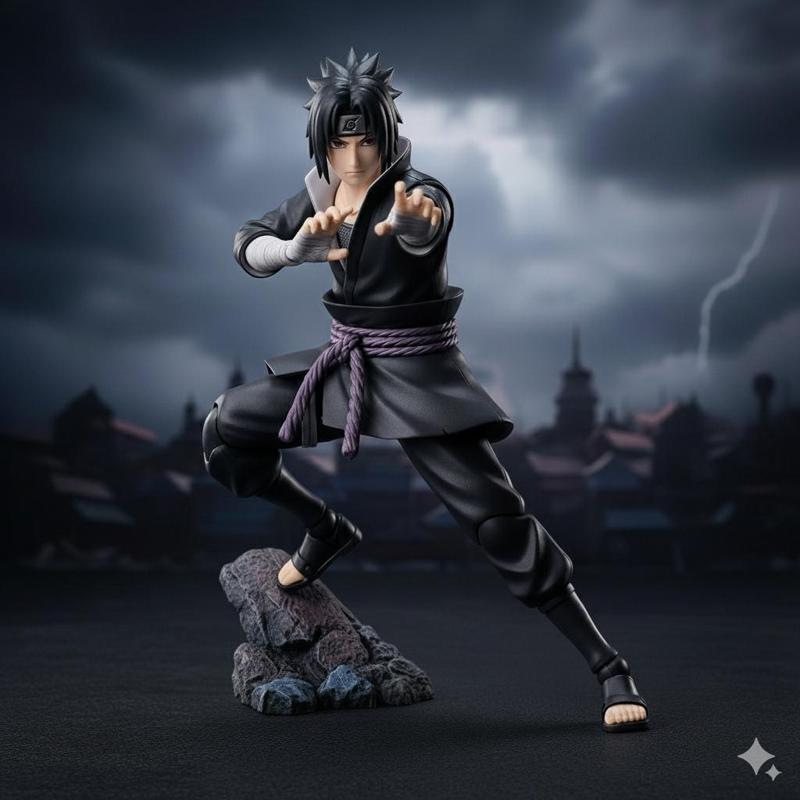 Sasuke Uchiha STL - Naruto Shippuden Battle Figure