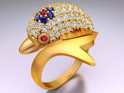 Dolphin Ring - Womens Rings - SN406