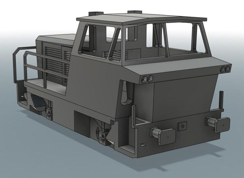 Locotracteur Locomotive Decauville MTE ho