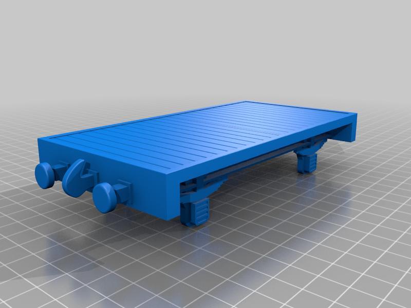 Flatbed Wagon For 16mm Scale Garden Railway Single Piece