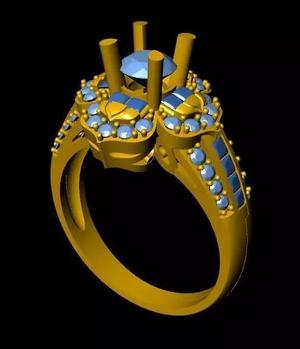 DiamondRing engagement ring with stones