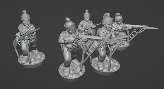 AWI British Infantry Saratoga Uniform Skirmishers