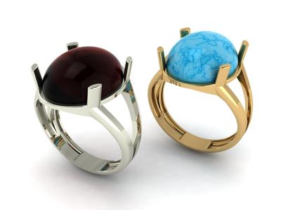 Ring base for oval stones