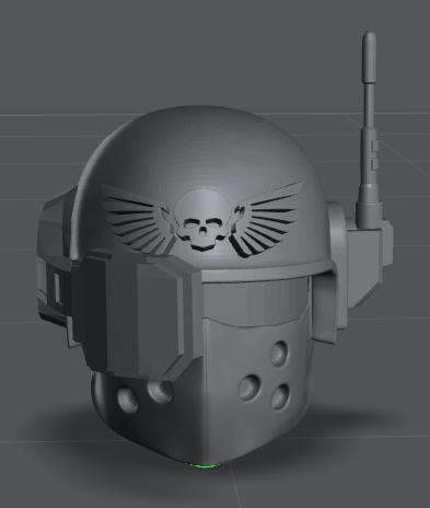 AstraKnight Head With Visor (Feudal Guard)