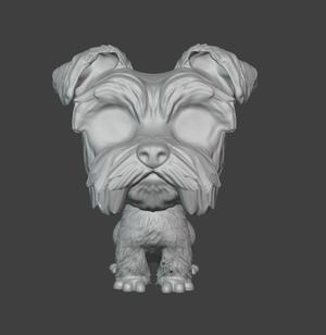 Funko Pop Pet Schnauzer Dog